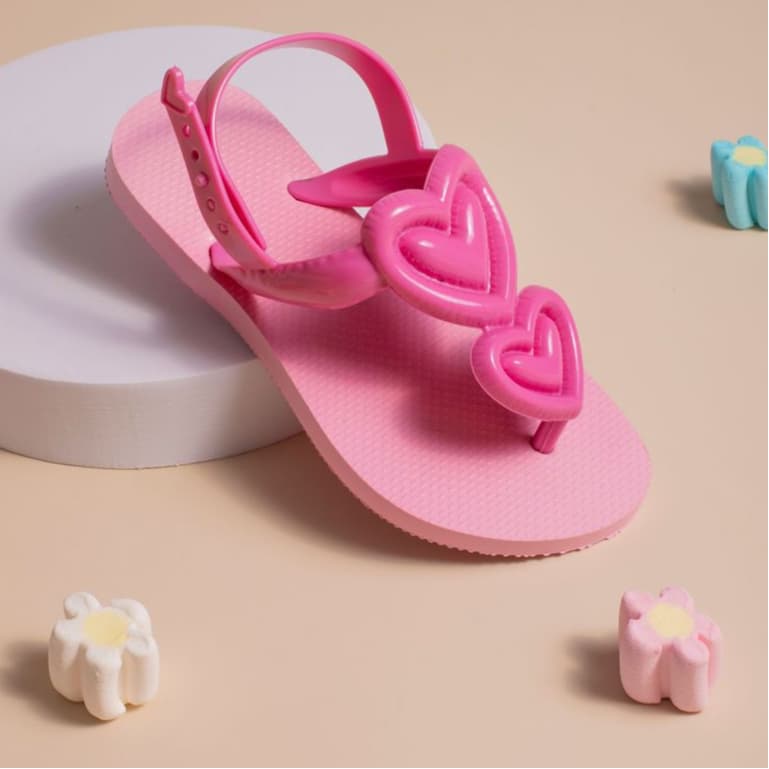 Sandalia Chinelo Infantil Menina Blogueirinha Rasteirinha  Criança Baby