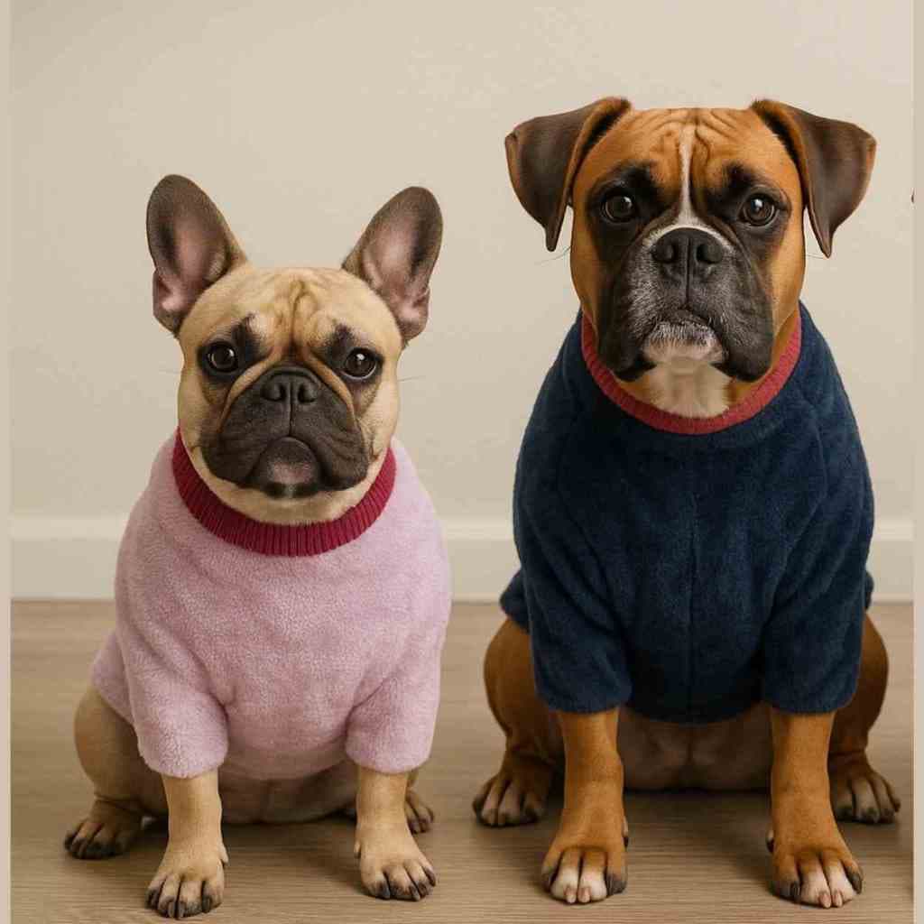 Roupa Inverno Cães pequenos e grandes–Tecido Soft Macia e Confortável, Várias Cores e Tamanhos