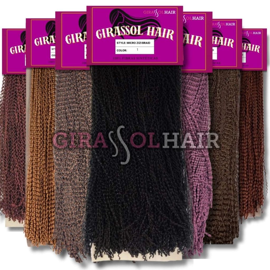 Cabelo Micro Zizi Pacotão 320g Miojinho Trancinha Kanecalon