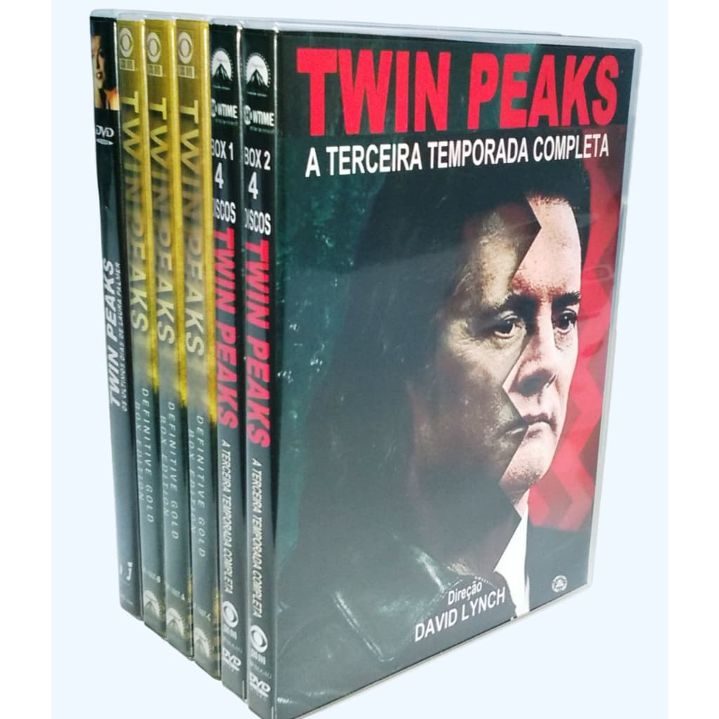 BOX DVD TWIN PEAKS 1ª, 2ª E 3ª TEMPORADAS (DUBLADO E LEGENDADO )18 DISCOS + FILME PILOTO OS ULTIMOS DIAS DE LAURA PALMER
