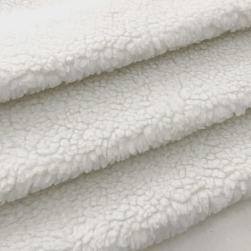 Tecido Teddy Carneirinho 1,60m Largura Branco