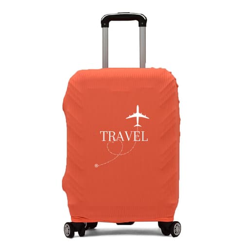 Capa Protetora para mala de Viagem Estampada DTF tecido canelado premium Promoção