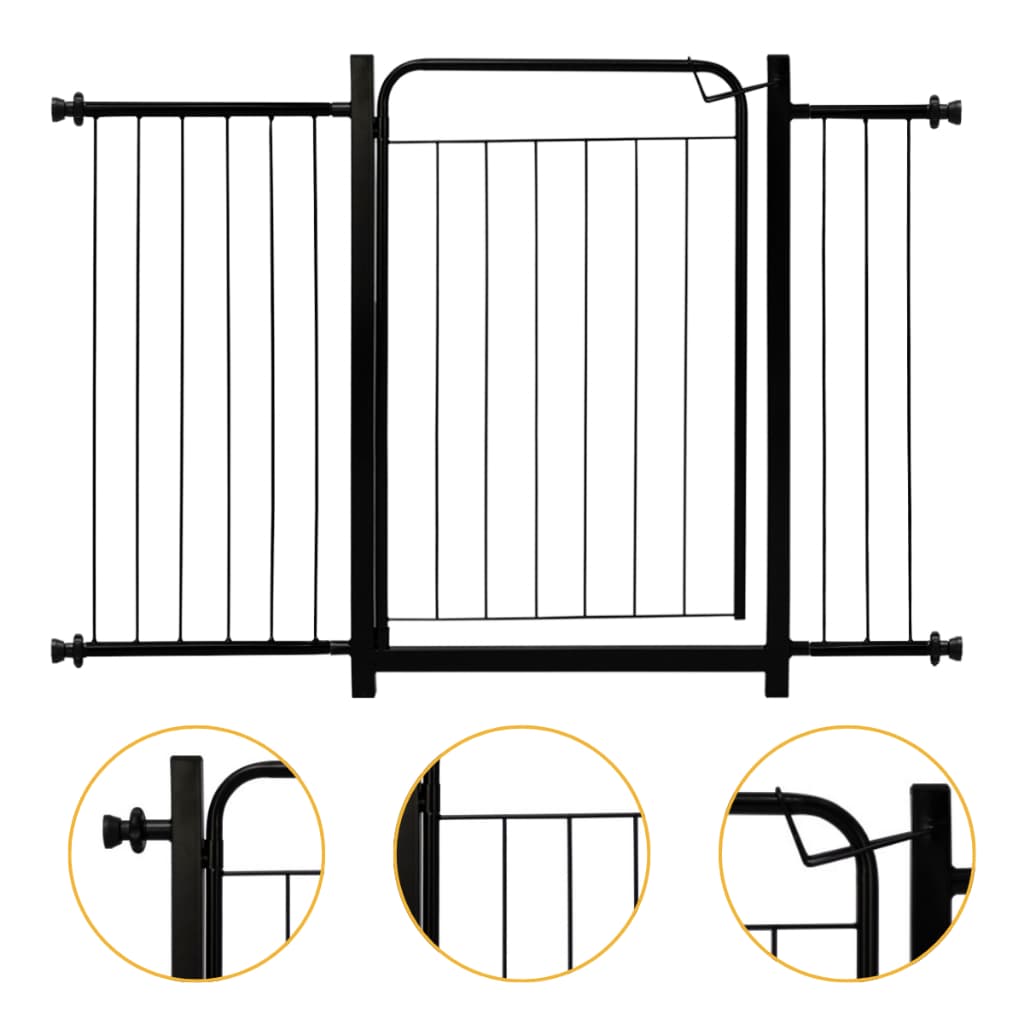 Portão Pet Grade de Proteção Para Cães Portão para Bebes Segurança Para Crianças Com Extensores