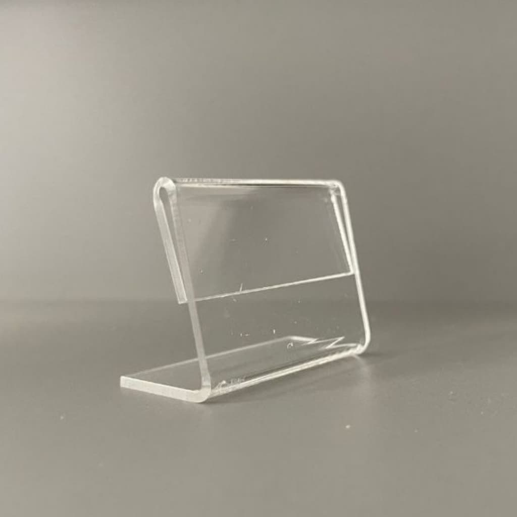 Kit Display Porta Preço Acrílico 5x3cm Ideal para Expositores