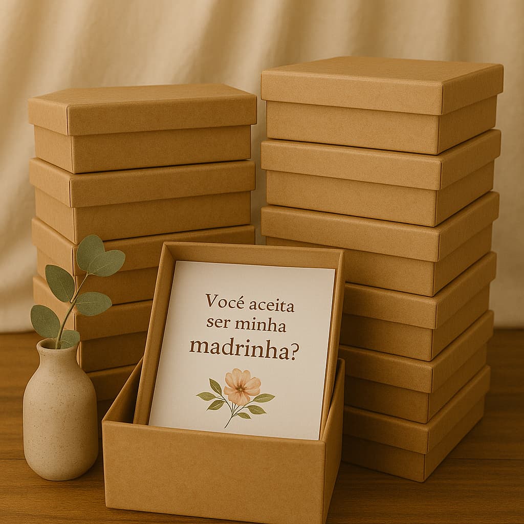 Kit 10 Caixas em MDF Tampa Sapato Lisa Para Lembrancinha Convite Montagem Kits Tamanhos Diversos