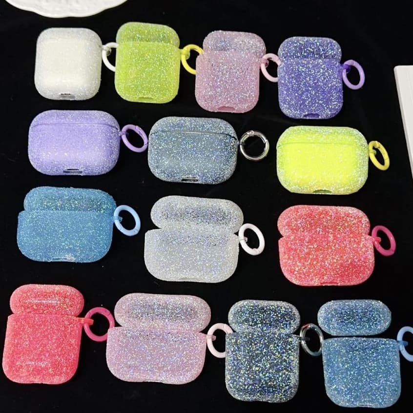 Case Capa Protetora Para  AirPods  Com Brilho ✨