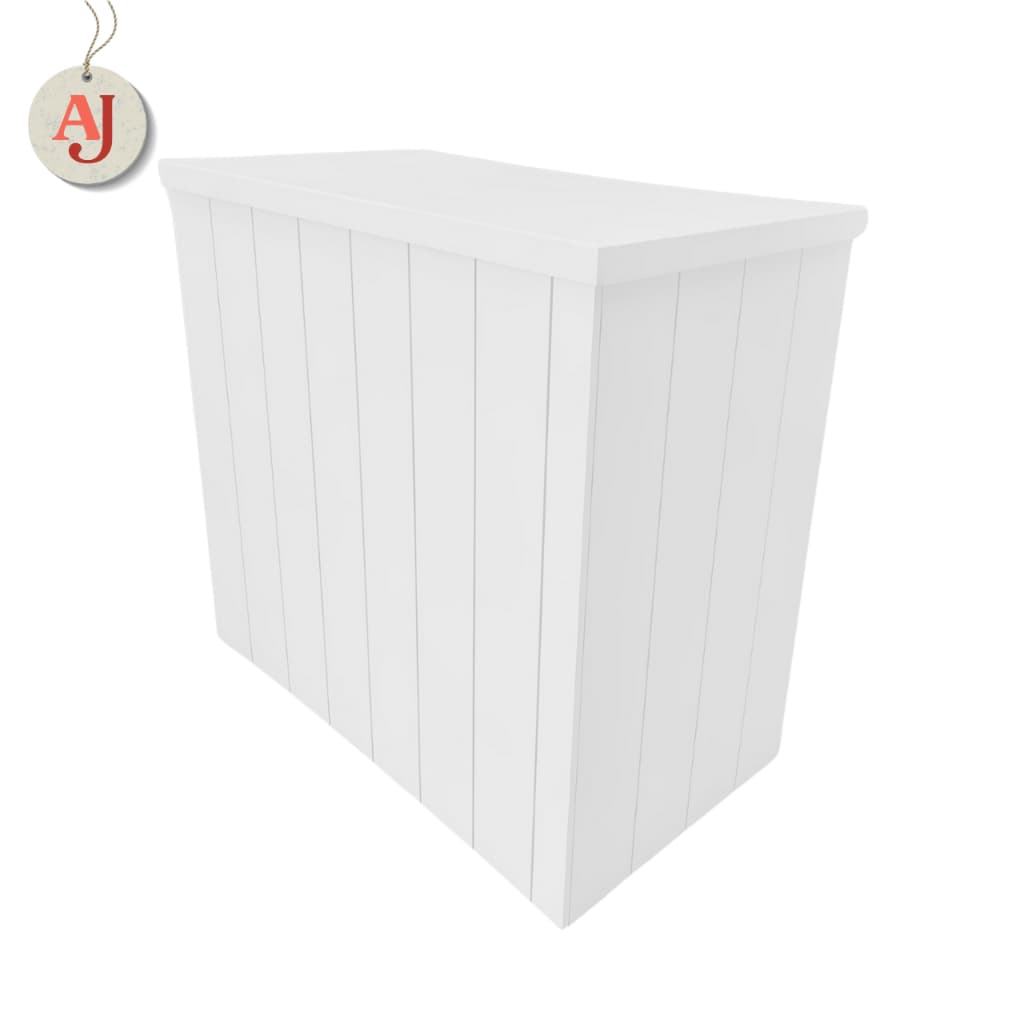 Cômoda Balcão Para Bolo Doces Mesa Apoio Festa Decoração MDF branco