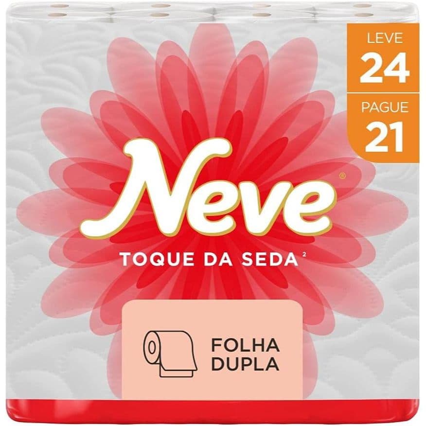 PAPEL HIGIENICO NEVE TOQUE SEDA 24 ROLOS
