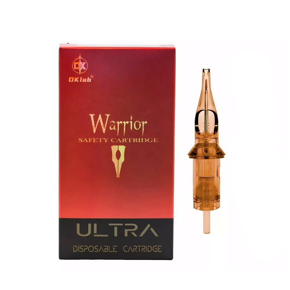 Kit Cartucho Warrior Dklab 20 Unds Tatuagem profissional traço pintura