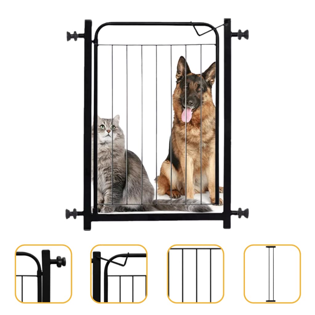 Grade Portão Porta Portãozinho Proteção Pets Criança Cães Cercado de Proteção Com Extensor 10cm Com Extensor 10cm