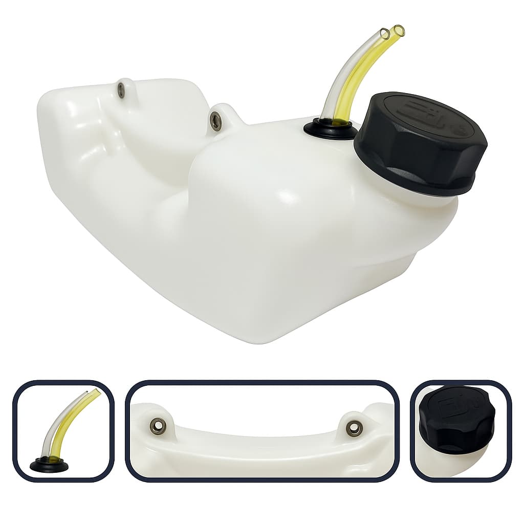 Tanque Combustível Com Tampa E Mangueiras Para Roçadeira 1.2L Gasolina Universal 43cc/52cc/62cc