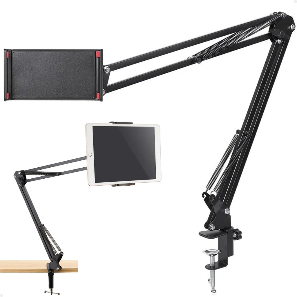 Suporte Braço Articulado Lorben Universal para Tablet Celular 4 a 7 Polegadas