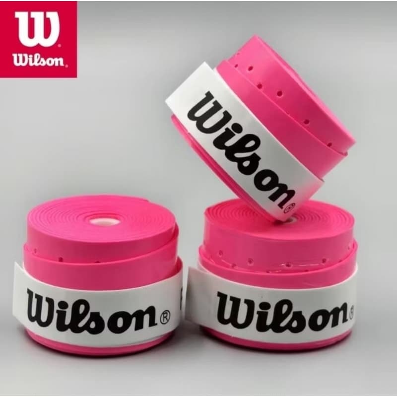 Kit 3 Overgrip Wilson Para Beach Tennis Padel Pickleball Colorido Rosa verde Neon vermelho azul amarelo Envio Imediato