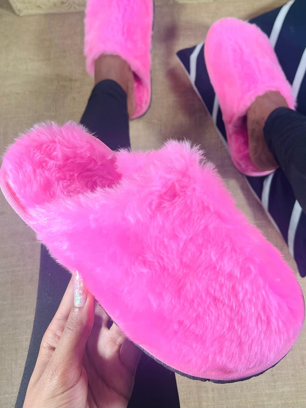 Pantufa de Pelúcia Unissex Chinelo de Quarto Inverno Confortável Masculino e Feminino