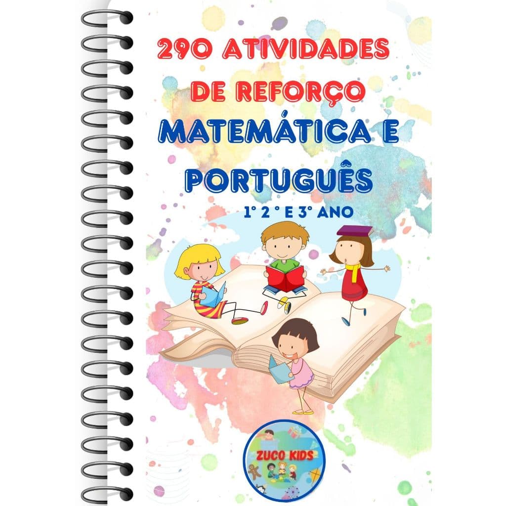 Atividades educativas de alfabetização infantil, 1°,2° e 3° ano