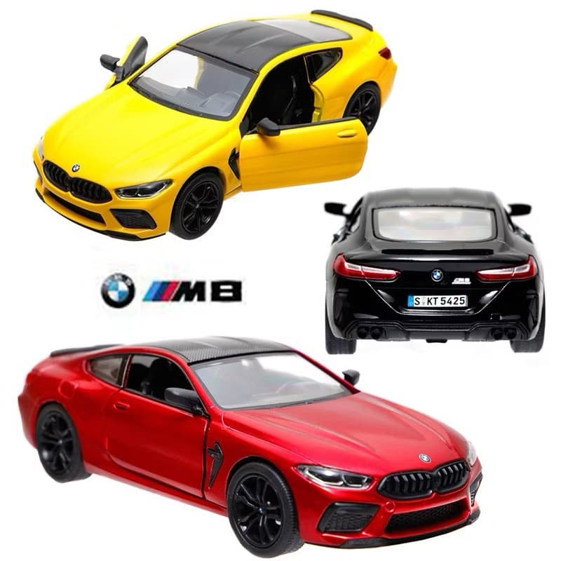 miniatura BMW M8 Kinsmart Escala 1:38