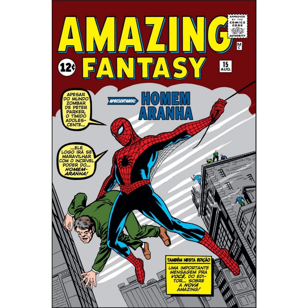 Hq Gibi Facsimile Português Homem Aranha Amazing Fantasy 15 PT-BR