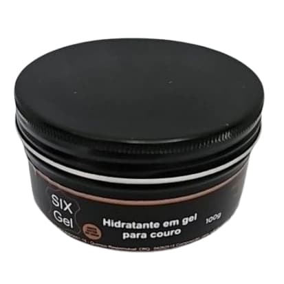 SIX Gel HIDRATANTE PARA COURO 100 g EMBALAGEM PREMIUM.