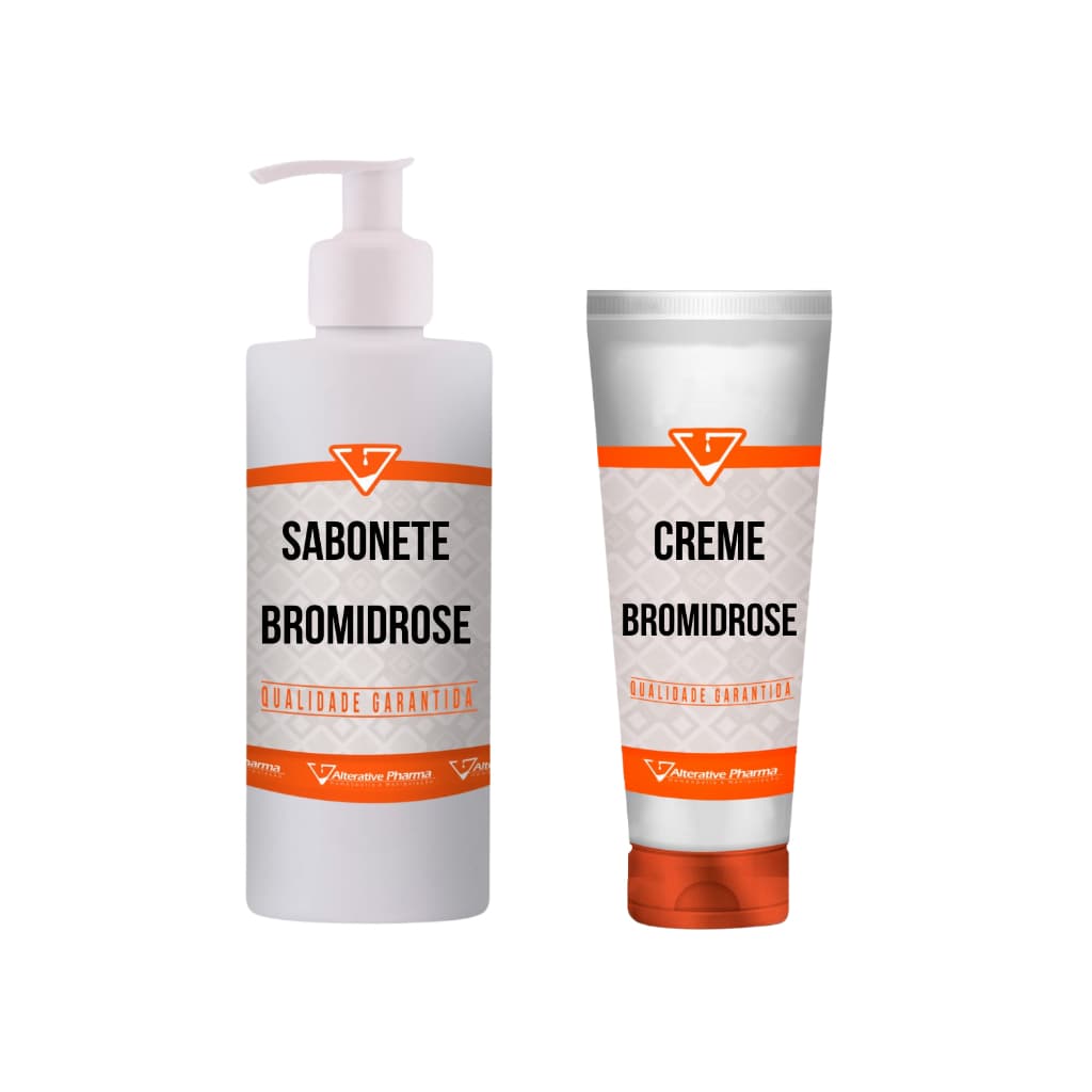 Kit Neutralizador de Odores para Axilas e Pés (Bromidrose) - Creme 50g + Sabonete 100ml