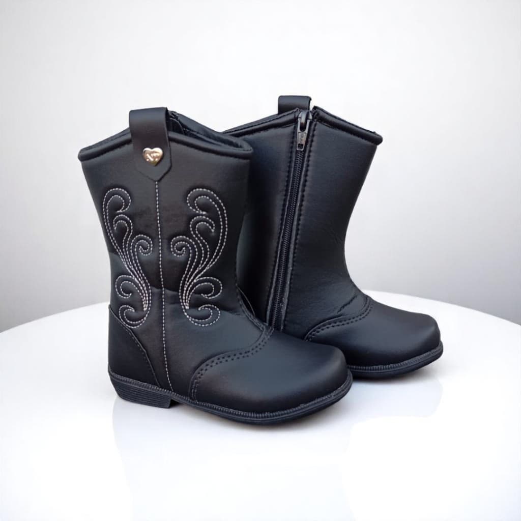 Bota Texana Infantil Menina Country Confortável Delicada Promoção