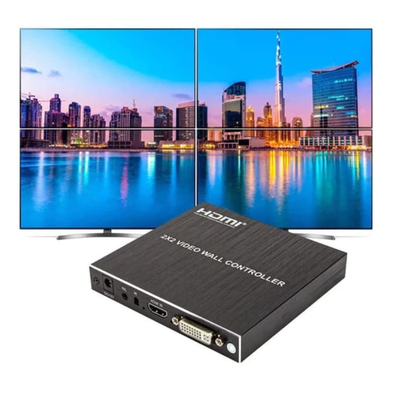 Hdmi video wall 4telas 2x2