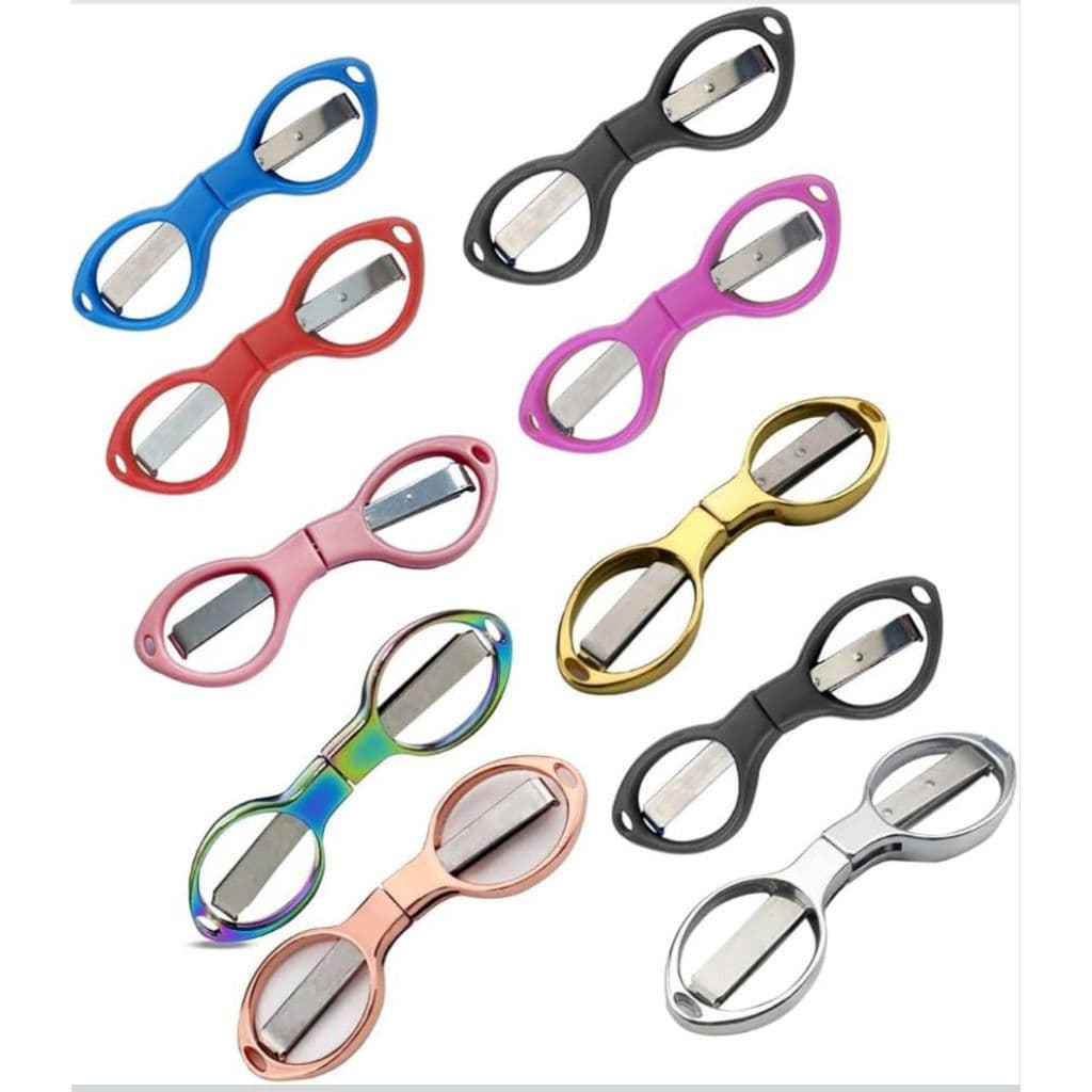 Caixa com 12 Unidades De Tesouras De Artesanato Dobrável