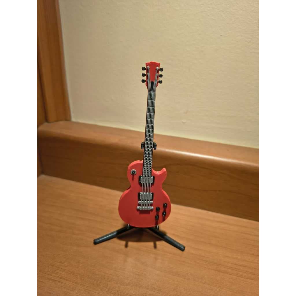 Miniaturas de Guitarras - Les Paul Standard e diversos modelos, diversas cores. Tripé incluso!