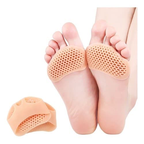 Kit 1/2/3/4 Par Palmilha e Meia Ortopédica Gel Silicone Esporão Macio