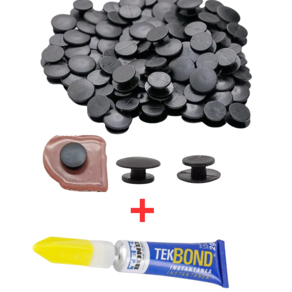 25 - 250 Adaptadores com Cola para Pingentes | Fixação em Sandálias, Babuche ou Outras Superfícies