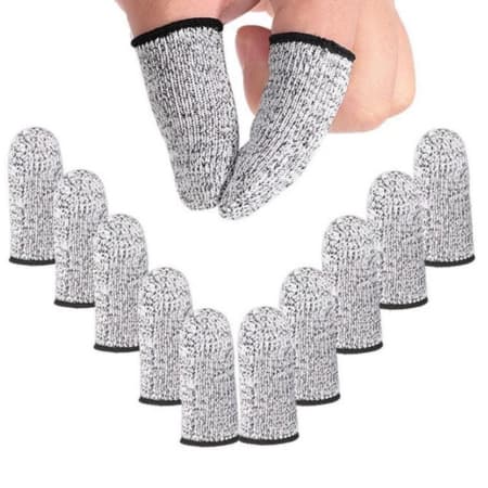 Kit 10-30 Unidades, Capa Protetora de Dedos Anti-Corte Reutilizável – Uso Doméstico/Profissional