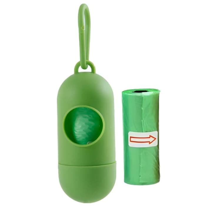 Refil Saco Cata Caca Rolinhos C/ Saquinhos + Suporte Colorido Para Pet Higiênico - ENVIO IMEDIATO