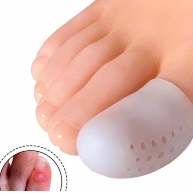 Kit 1/2/3 Par Protetor Dedo Dedão Pé Calo Unha Encravada Silicone Dor