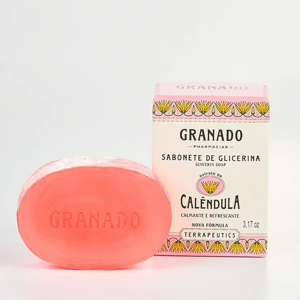 Sabonete Barra de Glicerina Granado Calêndula 90g