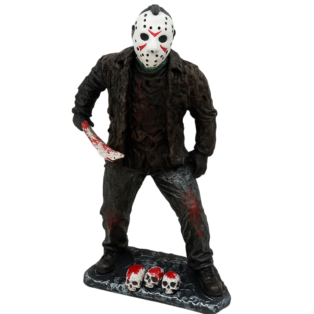 Estatueta Jason Voorhees em Resina – Artesanal e Exclusiva