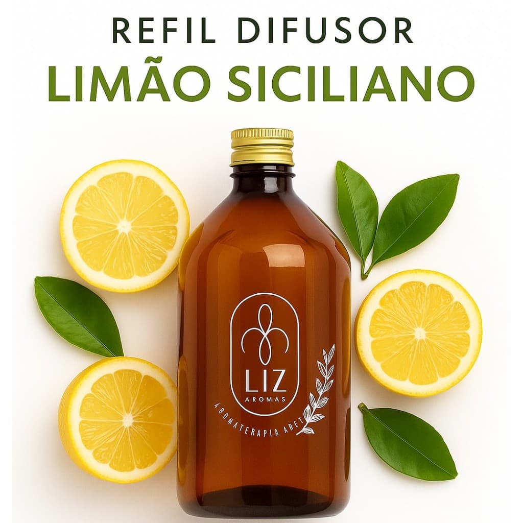 Refil Difusor Super Intenso Limão Siciliano concentrado aromatizador de varetas ambiente perfumado