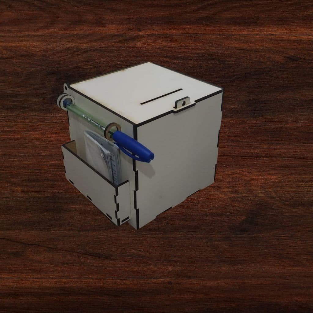 Cofre/Urna Personalizado com Suporte