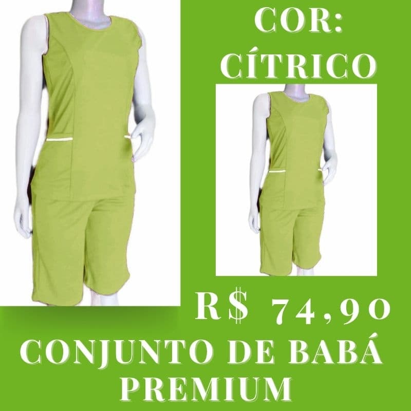 Uniforme de Babá / Diarista / Doméstica / Cuidadora / Cozinheira