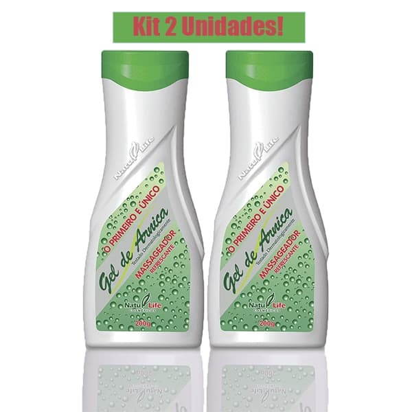 KIT 2 UNIDADES Gel de ARNICA 200g NATU LIFE
