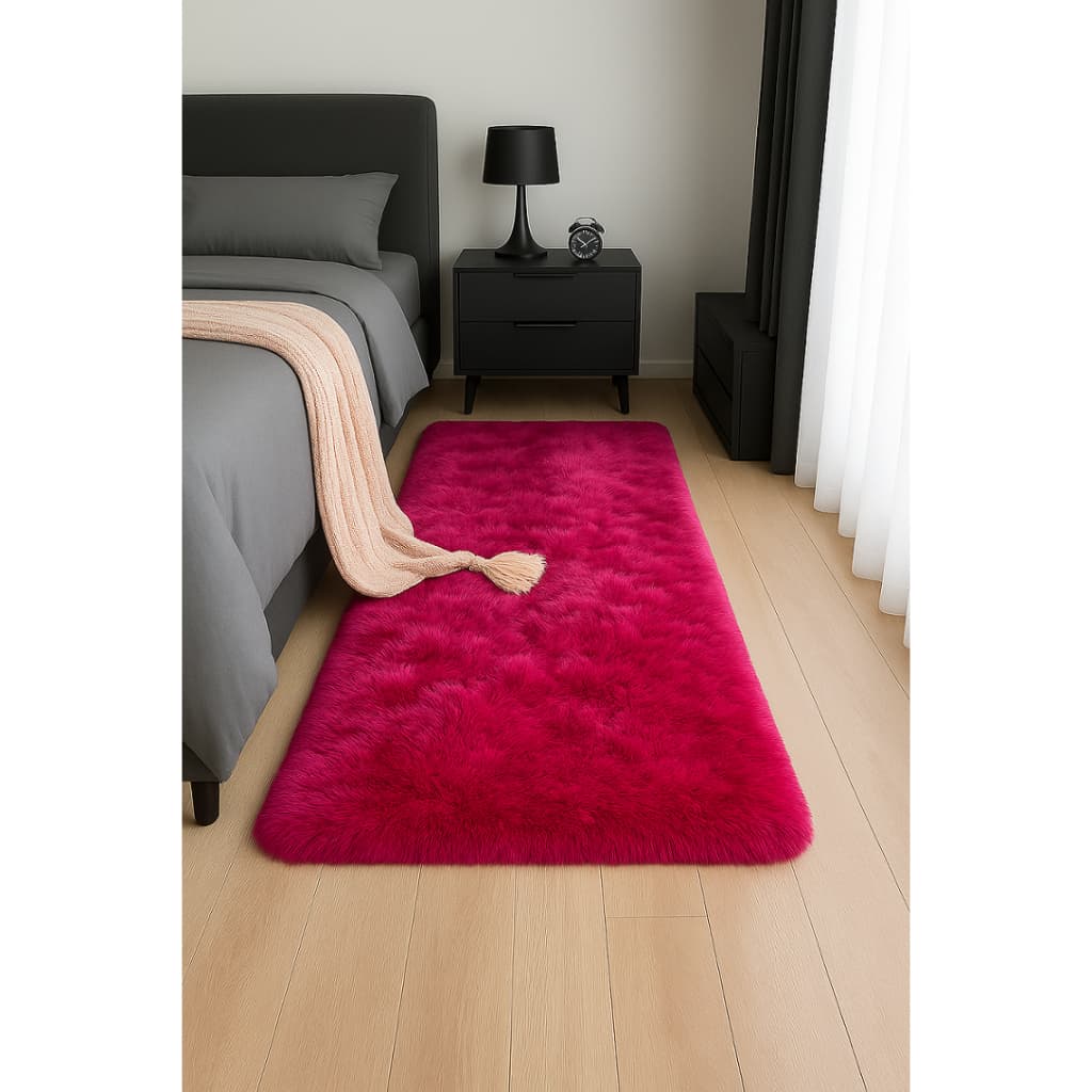 Tapete Passadeira Beira de Cama 1.0m X 60cm Peludo Felpudo