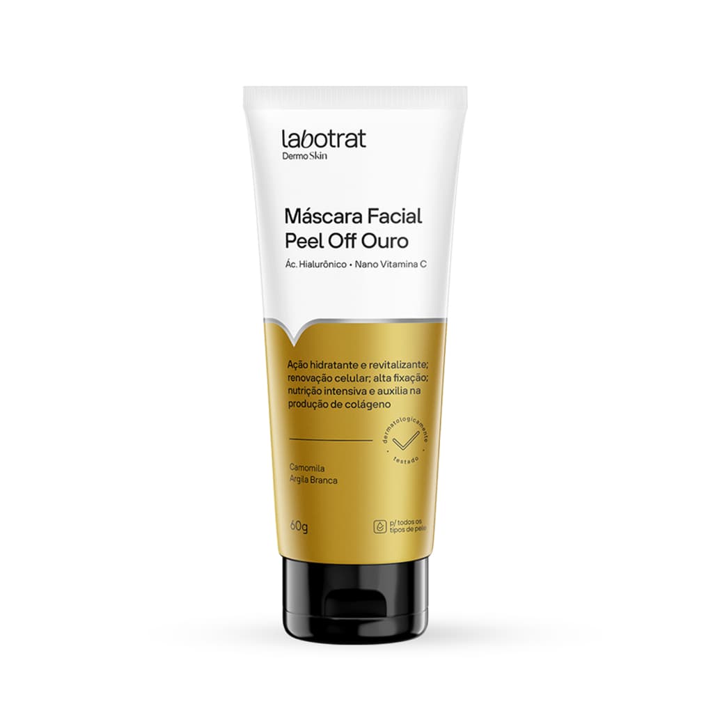 Máscara Facial Peel Off Ouro DermoSkin 60g Labotrat