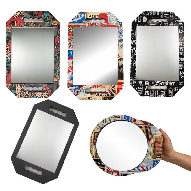 Espelho de Nuca Barbeiro Cabeleireiro Leve Profissional