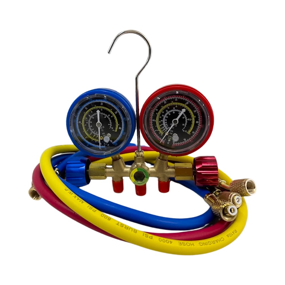 Manifold Ar Split R22 R134a R32 R410a Mangueira 90cm