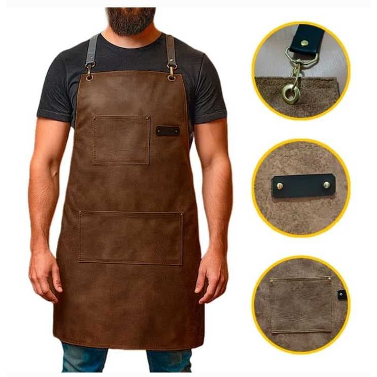 Avental Corino Marrom