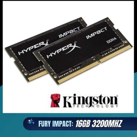 Memoria RAM 8GB 3200 MHz DDR4 Fury Impact 3200 MHz KF432S20IB/8 NOTEBOOK