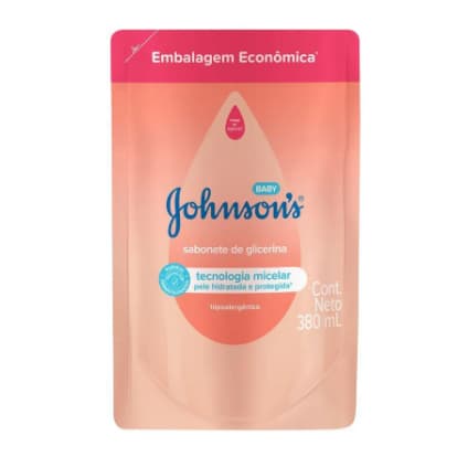 Johnson's Baby Refil Sabonete Líquido Glicerina 380ml