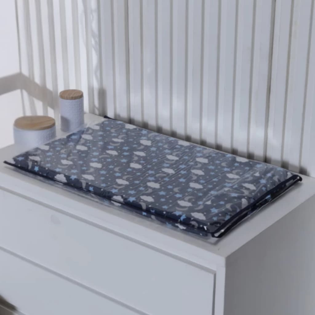 Trocador de Cômoda Plastificado Impermeável com Capa Plástica e Zíper