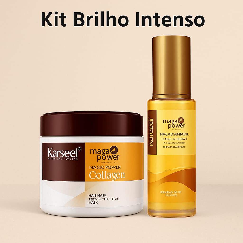 Super Máscara Karseell 500g original + Óleo Karseell 50 ml Profissional frete gratis