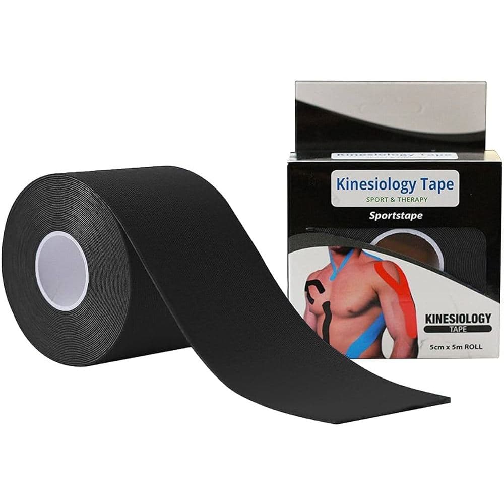 Kinesio Fita 5cm x 5m • Alta Elasticidade/Fixação | Previne Lesões/Dores/Melhora Circulação - SQ7748
