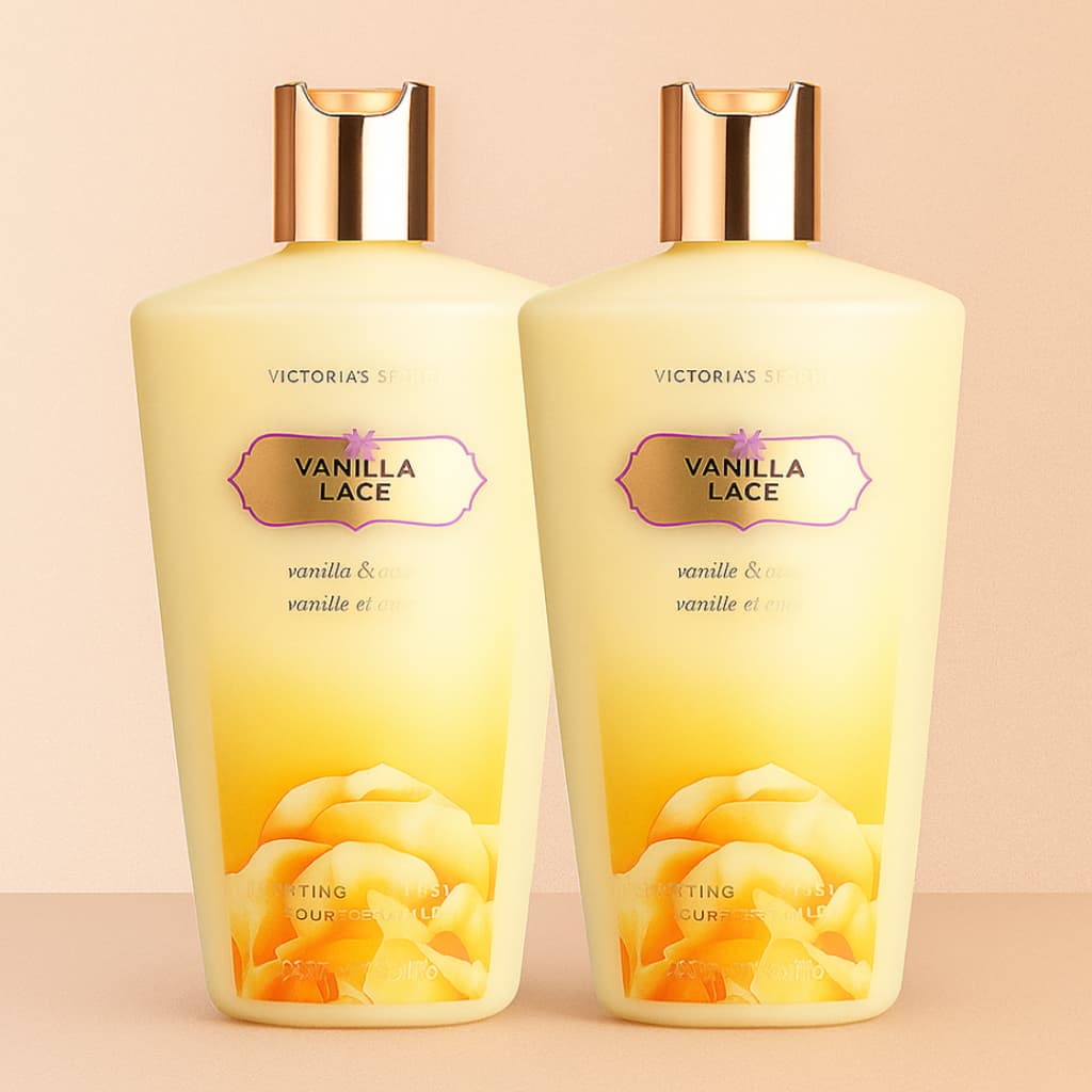 Kit 2 Hidratantes Corporais Vanilla Lace Baunilha 250ml