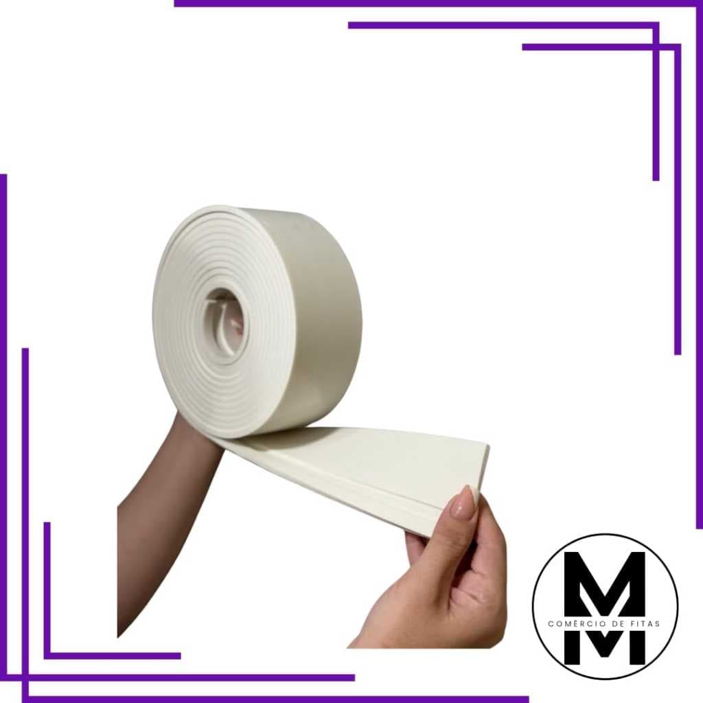Rodateto Frisado Eva Autocolante 7 cm - 5 Metros (espessura 5mm)